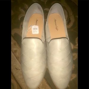 Brand-new! with pricetag! American Eagle Grey slip on casual shoes.